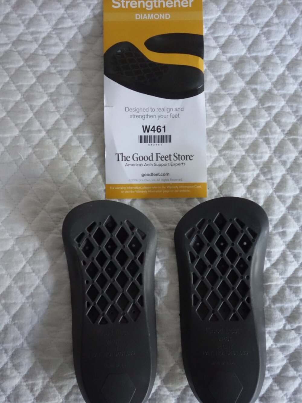 Box of 3 sole inserts arch supports – THE GOOD FEET STORE – 3 Step System - Picture 4 of 13